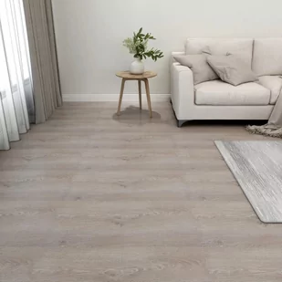 Vidaxl Samoprzylepne panele podłogowe, 55 szt., PVC, 5,11 m², taupe - Panele podłogowe - miniaturka - grafika 1
