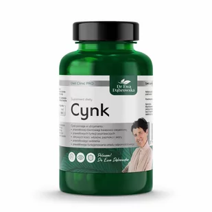 DR Ewa Dąbrowska Cynk 120 k - Witaminy i minerały DR Ewa Dąbrowska Cynk 120 k - Witaminy i minerały - miniaturka - grafika 1
