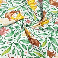 Pasmanteria - Tkanina bawełniana Wróżki Calineczki na białym tle - miniaturka - grafika 1