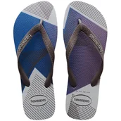 Klapki i japonki męskie - Havaianas Męskie klapki Trend Ice Greynevoa, Ice Grey Nevoa, 35/36 EU - miniaturka - grafika 1