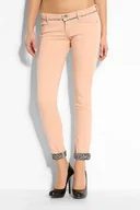 Spodnie damskie - Spodnie Guess Skinny Ultra Low bawełniane -W31 - miniaturka - grafika 1