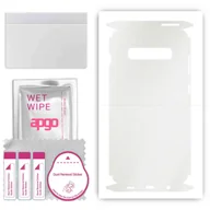 Szkła hartowane na telefon - Folia naklejka skórka strukturalna na TYŁ+BOKI do Samsung Galaxy S10 Plus -  Matowa Przezroczysta Winylowa - apgo SKINS - miniaturka - grafika 1