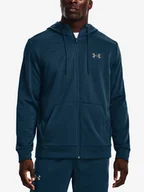 Bluzy sportowe męskie - Bluza męska Under Armour  Fleece FZ Hoodie-BLU XXL - miniaturka - grafika 1