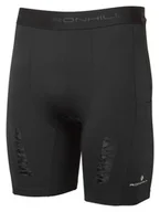 Spodnie sportowe damskie - RONHILL Spodenki biegowe ALL TERAIN 8" STRETCH SHORT all black - miniaturka - grafika 1