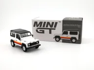 Samochody i pojazdy dla dzieci - MINI GT Land Rover Defender 90 Wagon White RHD MGT00378-R - miniaturka - grafika 1