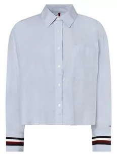Tommy Hilfiger - Bluzka damska, niebieski - Koszule damskie - miniaturka - grafika 1