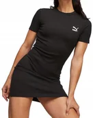 Sukienki - SUKIENKA PUMA SLIM FIT BAWEŁNA CZARNA ROZM.S - Puma - miniaturka - grafika 1
