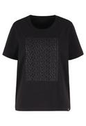 Bluzki damskie - T-shirt z nadrukiem, Comfort Fit, T-MESTI - Volcano - miniaturka - grafika 1