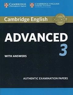 Cambridge English Advanced 3 with answers Cambridge University Press - Książki do nauki języka angielskiego - miniaturka - grafika 1