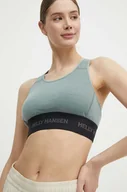 Bielizna sportowa damska - Helly Hansen bielizna funkcyjna Durawool kolor zielony 49534 - miniaturka - grafika 1