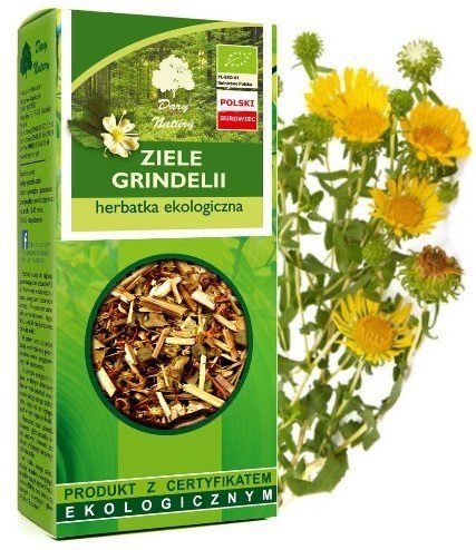 Herbatka EKOLOGICZNA GRINDELIA Grandelia Robusta 50g Dary Natury