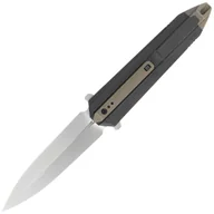 Noże - Nóż składany WE Knife Diatomic Black / Bronze Titanium, Polished Bead Blasted CPM 20CV (WE22032-3) - miniaturka - grafika 1