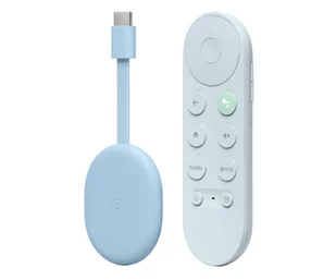 Google Chromecast 4.0 4K z Google TVniebieski - TV Box - miniaturka - grafika 1