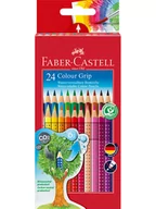Przybory szkolne - Faber-Castell Kredki (24 szt.) "Colour Grip" - miniaturka - grafika 1