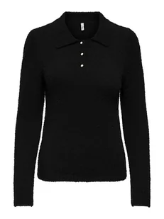ONLY Sweter w kolorze czarnym - Swetry damskie - miniaturka - grafika 1