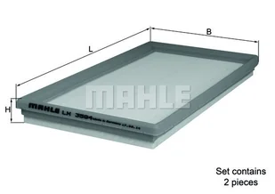 Filtr powietrza Mahle LX 3594/S - Filtry powietrza - miniaturka - grafika 1