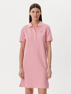 Gant Sukienka codzienna Shield 4201529 Różowy Regular Fit - Sukienki - miniaturka - grafika 1
