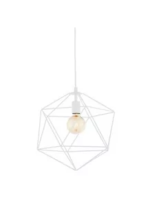 Kaspa Lampa wisząca Wire M biała 10537101 - Lampy sufitowe - miniaturka - grafika 1