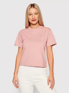 Koszulki sportowe damskie - Adidas T-Shirt Playera HE6890 Różowy Regular Fit - grafika 1