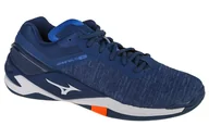 Piłka ręczna - Buty do piłki ręcznej męskie Mizuno Wave Stealth Neo granatowe X1GA200021 47 eu - miniaturka - grafika 1