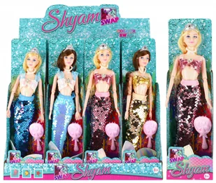 Lalka Syrenka 29cm z akcesoriami MEGA CREATIVE 524669 - Lalki dla dziewczynek - miniaturka - grafika 1