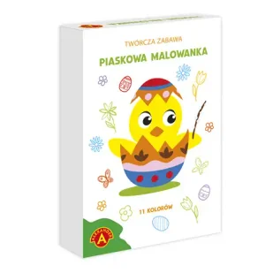 Piaskowe malowanki Wielkanocny Kurczaczek - ALEXANDER GRY - Zabawki kreatywne - miniaturka - grafika 1