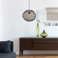 Lampy sufitowe - Globo Żyrandol Senni, czarny Ø 39 cm - miniaturka - grafika 1