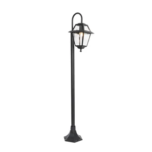 QAZQA Klassieke buiten lantaarn zwart 135 cm IP44 - Berta - Lampy ogrodowe - miniaturka - grafika 1