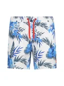 Kąpielówki męskie - CMP Szorty kąpielowe w kolorze biało-błękitnym - miniaturka - grafika 1