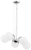 Lampy sufitowe - Lemir Nol żyrandol 5-punktowy chrom O2905 W5 CH - miniaturka - grafika 1