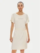 Sukienki - Emporio Armani Sukienka codzienna 262728 4R314 00856 Écru Regular Fit - miniaturka - grafika 1