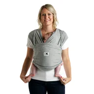 Chusty do noszenia dzieci - BABY K'TAN Chusta BABY K'TAN ORIGINAL - Heather Grey - Rozmiar M BKBC-HG-M - miniaturka - grafika 1