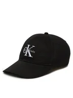 Czapki damskie - Calvin Klein Jeans Czapka z daszkiem Monologo LV04K5026G Czarny - miniaturka - grafika 1