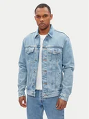 Kurtki męskie - Pepe Jeans Kurtka jeansowa Pinners PM402715 Niebieski Regular Fit - miniaturka - grafika 1