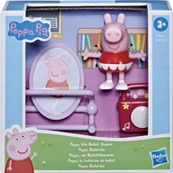 Figurki dla dzieci - ŚWINKA PEPPA FIGURKA ZESTAW PEPPA BALETNICA HASBRO - miniaturka - grafika 1