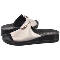 Klapki i japonki damskie - Klapki Złote 24452_ 815 (NE384-b) Nessi - miniaturka - grafika 1