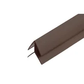 Listwy i profile - Listwa kątowa zewnętrzna do paneli ściennych PVC 3 m brązowa Cezar - miniaturka - grafika 1