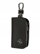 Etui na klucze - SKÓRZANE ETUI na klucze OPEL logo KLUCZYK samochodowy ELEGANCKI brelok - miniaturka - grafika 1