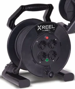 pce Przedłużacz bębnowy XREEL 25mb H05RR-F 3x1,5 IP20 4xGS 230V 92501T48143 92501T48143 - Listwy zasilające - miniaturka - grafika 1
