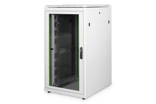 Digitus Szafa sieciowa stojąca Unique 19" 26U rack 800x800, drzwi przód szyba, szary, 800kg - Tuning komputera - akcesoria - miniaturka - grafika 1