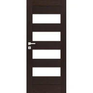 Drzwi wewnętrzne - Skrzydło Brytania 01 wenge japońskie 80 L 3Z PK - miniaturka - grafika 1