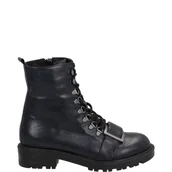 Botki damskie - Granatowe botki - Venezia - miniaturka - grafika 1