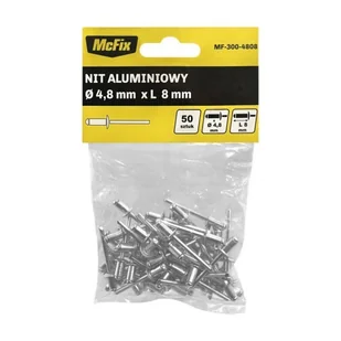 Mc Fix Nity Aluminiowe Op-50Szt 4.8*8Mm MF-300-4808 5908235753331 - Nity - miniaturka - grafika 1