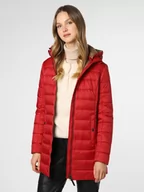 Płaszcze damskie - Franco Callegari - Damski płaszcz pikowany, czerwony - miniaturka - grafika 1