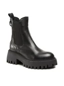 Botki damskie - Badura Botki 21801 Czarny - miniaturka - grafika 1