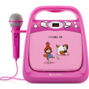Gogen Maxi Karaoke Różowy - Radioodtwarzacze - miniaturka - grafika 1