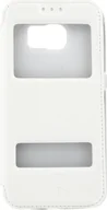 Etui i futerały do telefonów - Etui na telefon Lux Magnet Flip do Samsung Galaxy S6 białe - miniaturka - grafika 1
