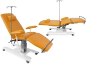 Meble i wyposażenie gabinetów medycznych - JFD.2k elektryczny fotel zabiegowy na kołach do dializ i chemioterapii - miniaturka - grafika 1