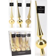 Ozdoby bożonarodzeniowe - Czubek na choinkę 27 x 6 cm złoty - miniaturka - grafika 1