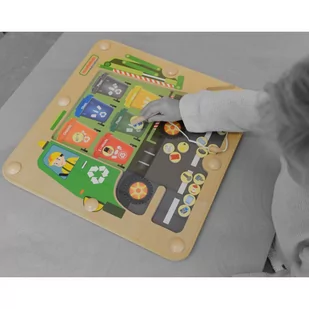 Masterkidz Sortowanie Śmieci Segregowanie Odpadów Edukacyjna Tabliczka Dla Dzieci Masterkidz ME12456 - Zabawki interaktywne dla dzieci - miniaturka - grafika 1